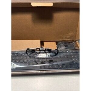 NEW HP Keyboard Mouse Combo TPC-C003K C002M Black Wired USB Keyboard & Mouse